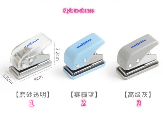 Mini Hole Punch, Assorted Colors 