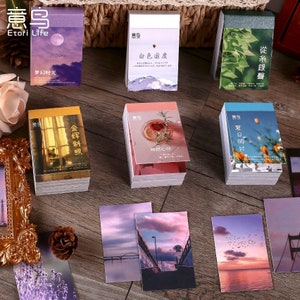 50 peças, papel de diário de sucata, páginas vintage, kit de diário de sucata, cenário, planta, flor, álbum de recortes, decoração, diário, material de volta às aulas
