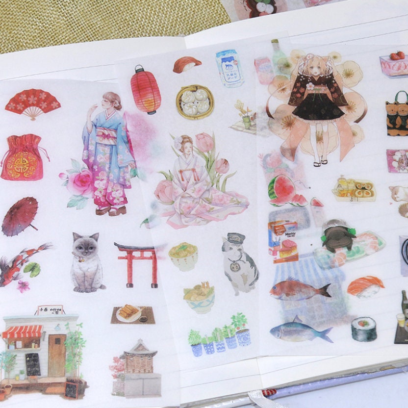 6 Sheets Planner Sticker Life Stickers Plant Stickers - Etsy