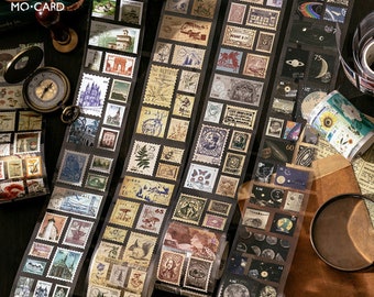 1 rol, Galaxy Tape, stempel, Cosmic Tape, Universe, Sky, Masking Tape, 55 mm x 2 m, cadeauverpakking, Sterrennacht, planeet