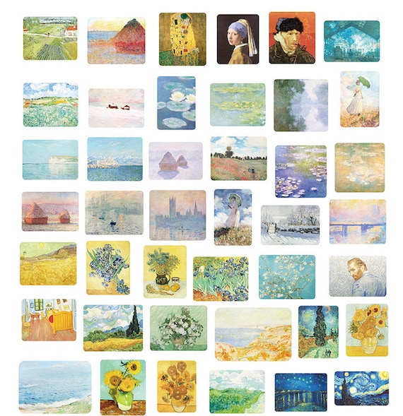 Van Gogh Paper Stickers