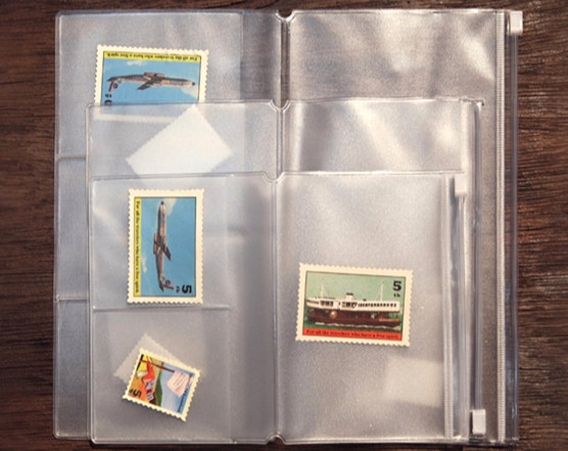 PVC Pouch Card Holder Zipper Pouch Pouch Stickers Storage Etsy