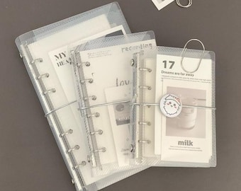 M5 A7 A6 Planner Binder, planner cover, refillable planner, travel journal, planner organizer, Day