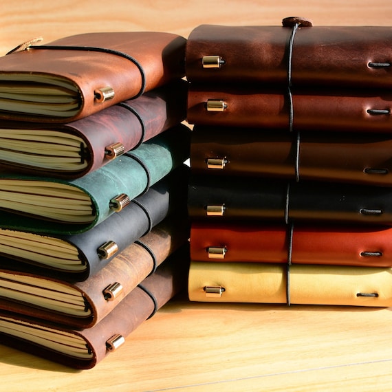 Traveler's Notebook Cover, Standard Size, Leather Journals, A5, TN