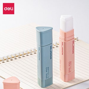 Klebestift, Klebe Klebestift, für Papier, für Datei, Scrapbook Zubehör, Journal Zubehör, niedliches kawaii, Dreieck fester Klebestift