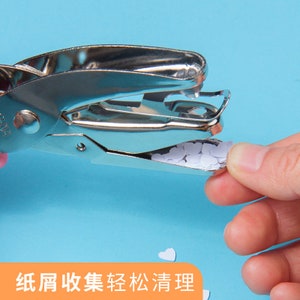Hole punch, hole puncher, paper punch, circle paper punch, heart, star, 1.5mm, 3mm, 6mm, back to school, office supplies, scrapbooking image 4