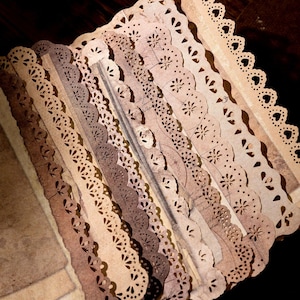 10 folhas, papel de fundo de renda, papel de diário de sucata, material de renda vazada, materiais de colagem, materiais de volta às aulas, itens efêmeros de diário