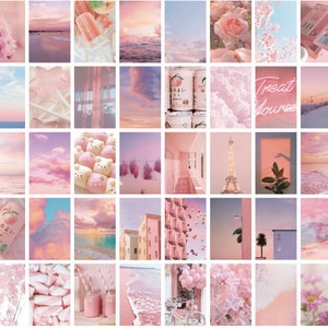 50 adesivi per planner, rosa, decorazione per album fotografici, diario, adesivi per planner, adesivi per album, temi naturalistici