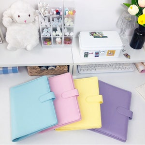 Classeur A5, couverture de l'agenda, coloré, classeur à 6 anneaux, fournitures pour la rentrée, fournitures scolaires, carnet de notes, rechargeable, organiseur