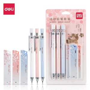 3 matite + 3 ricariche, 0,5 mm, matita meccanica, matita carina, matita Sakura, cancelleria Kawaii, penne carine, penna per planner, ritorno a scuola