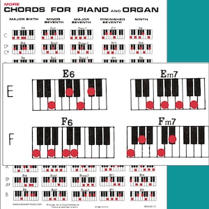 More  Chords for Piano and Organ