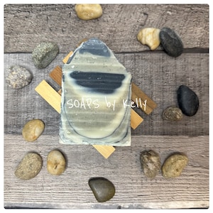 Handmade flower child (lavender patchouli) goats milk soap