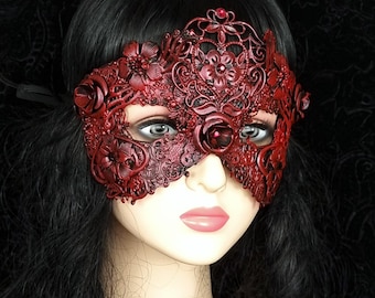 Fast shipping / classic Mask "Venice" Victorian, Burlesque, Fantasy, cosplay, crown, headdress, costume ball, gothic