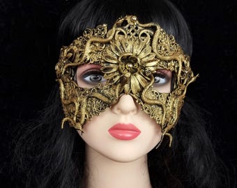 Fast shipping / classic Mask "Medusa" Snakes, Cleopatra, Pagan, Fantasy, cosplay, crown, headdress, shieldmaiden, horror, halloween