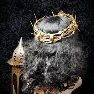 Made to measure / thorns crown, cosplay, gothic, larp, fantasy, religious, pagan, costume, horror, king image 7