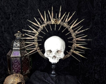 Halo "Thorns" Halo, headdress, fantasy, cosplay, larp, cleopatra, angel, vampire, gothic / Made to order