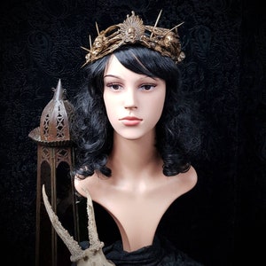 Made to measure / thorns crown, cosplay, gothic, larp, fantasy, religious, pagan, costume, horror, king image 6