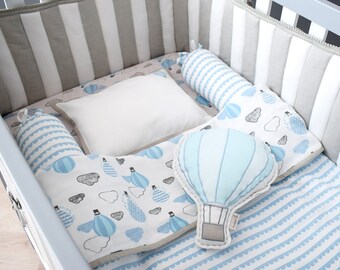 hot air balloon crib set