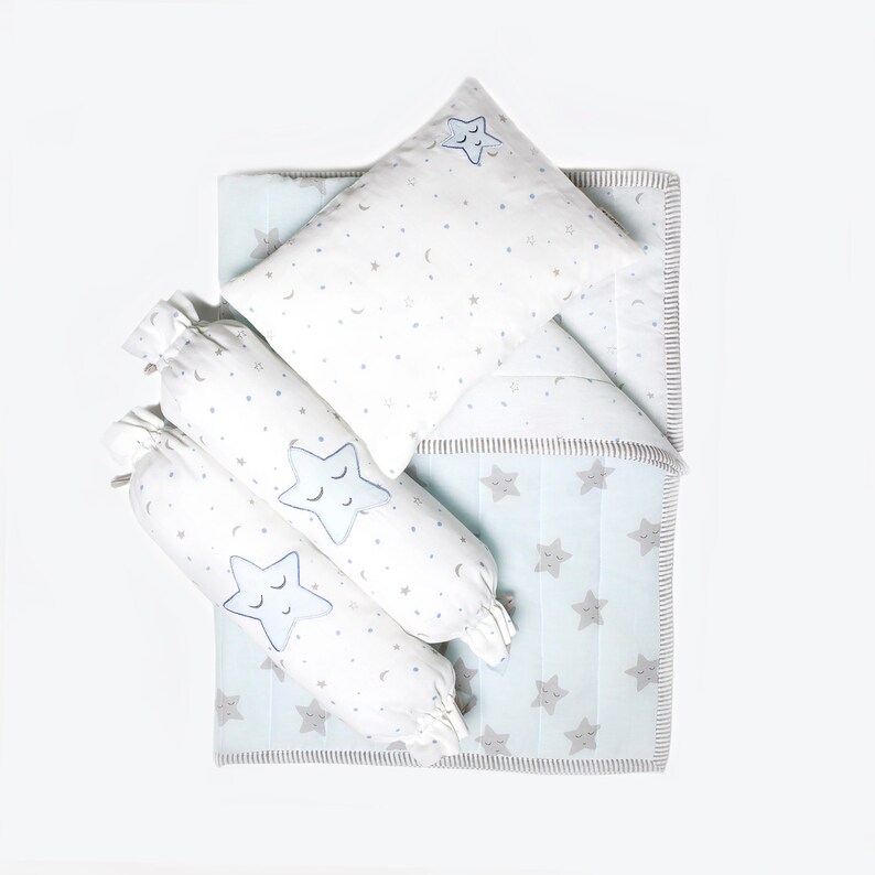 Sleepy Starbaby Bedding Crib Set Crib Bedding New Baby Crib Etsy