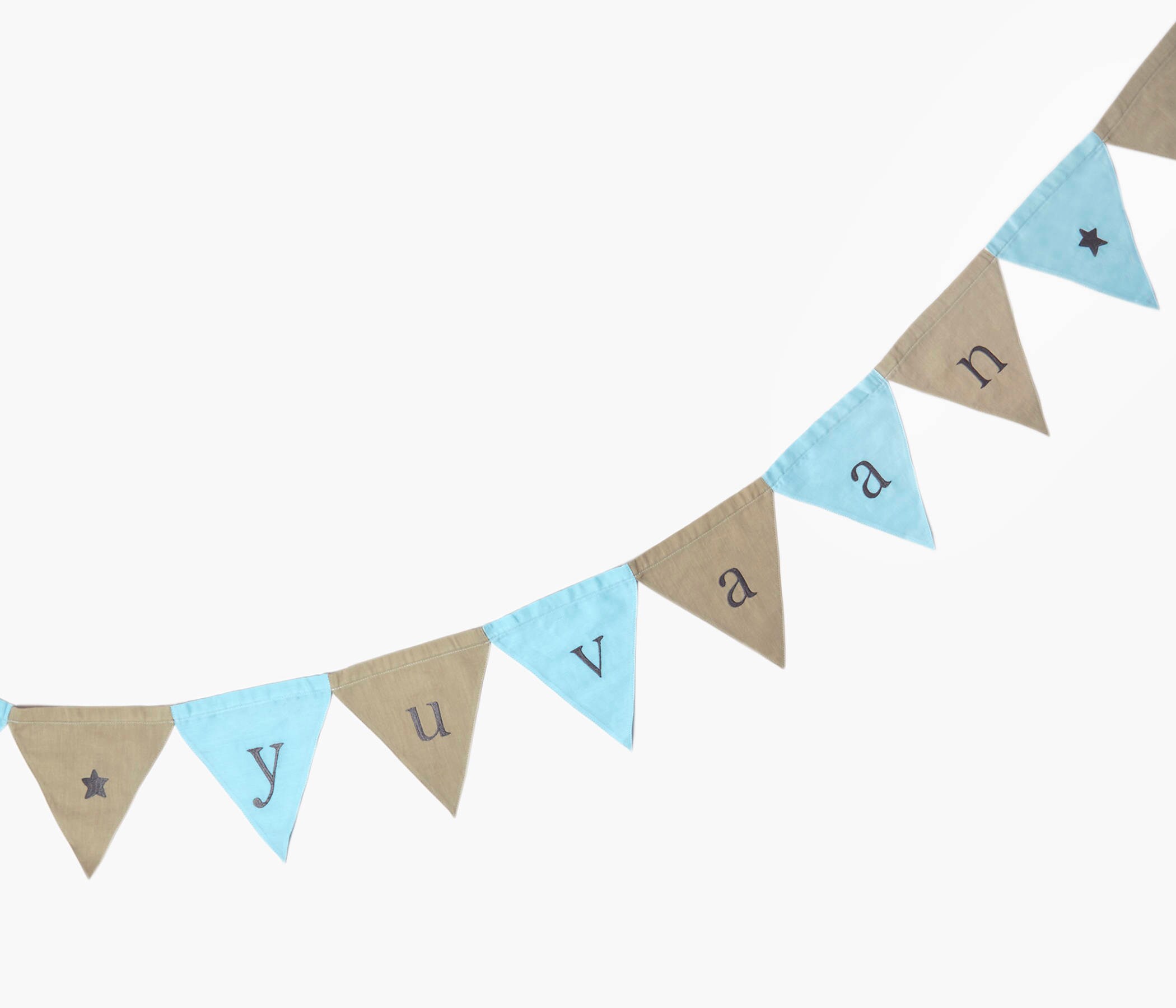 Grey nursery best sale bunting