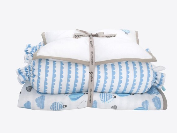 blue cot set