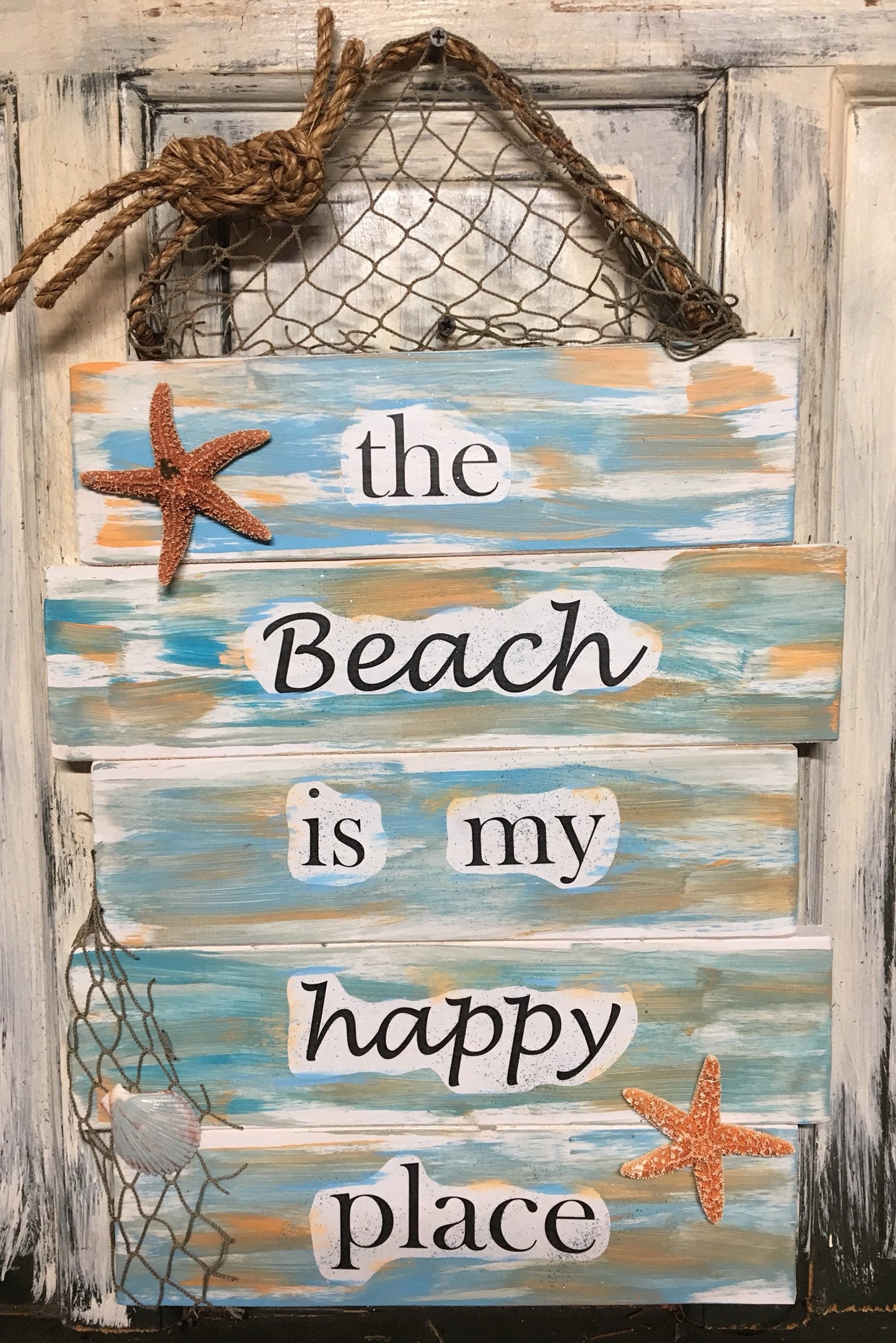 Massive beach house wall hanging Etsy