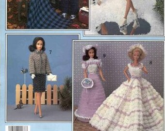 crochet barbie clothes book