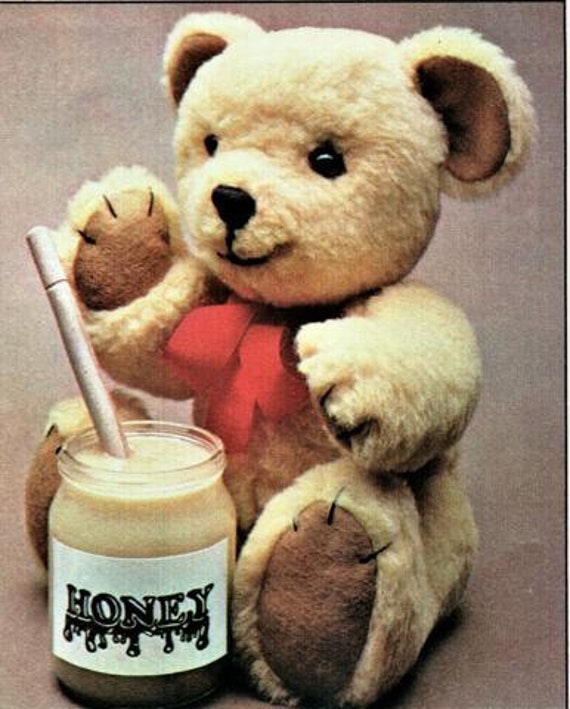 fabric teddy bear pattern