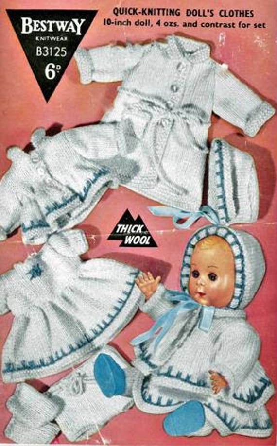 10 inch doll clothes