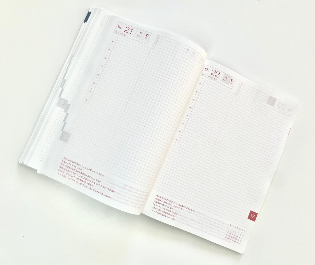 Spring Hobonichi Cousin april Start japanese Etsy