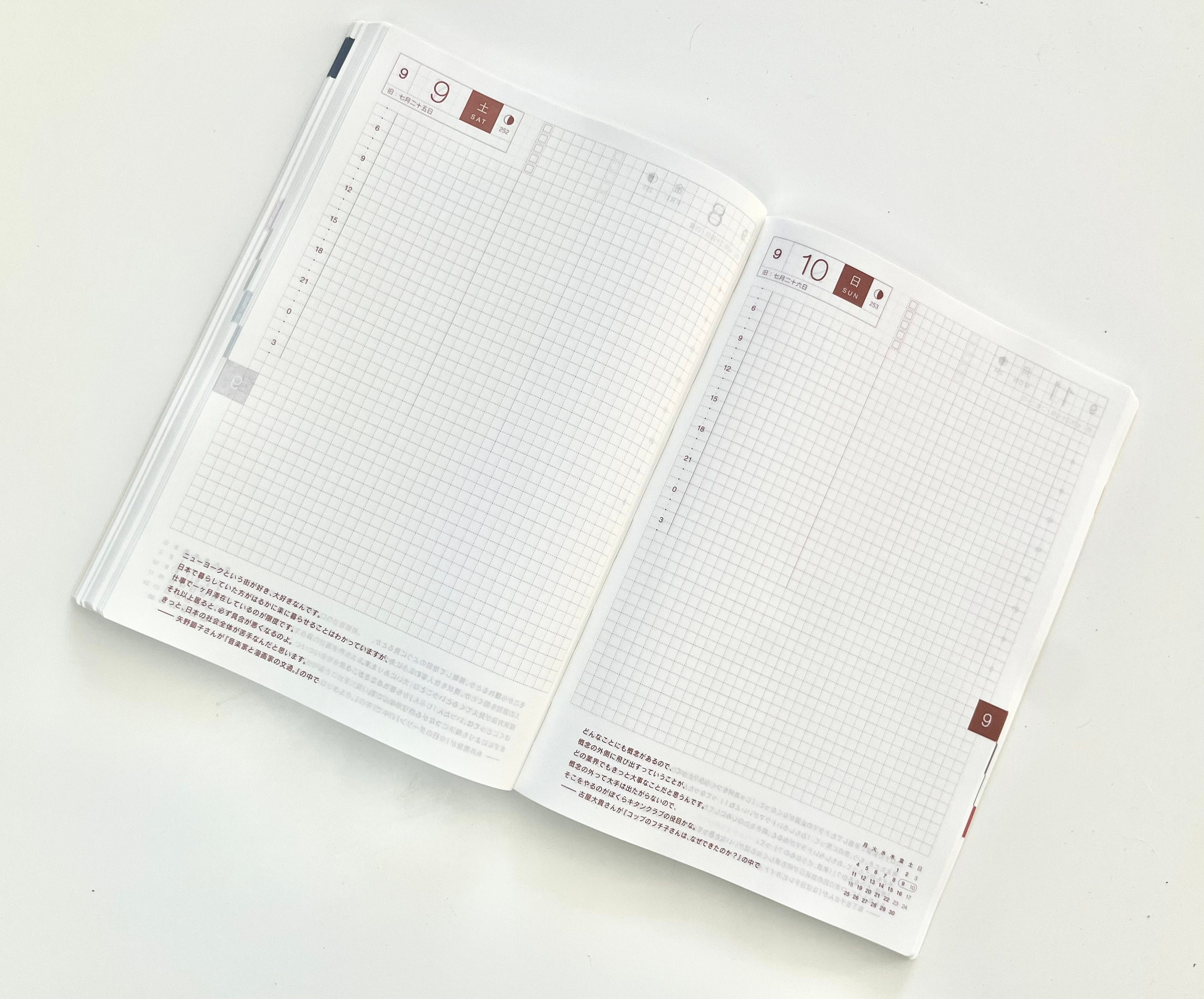 Hobonichi Cousin 2024 jan Start english Etsy