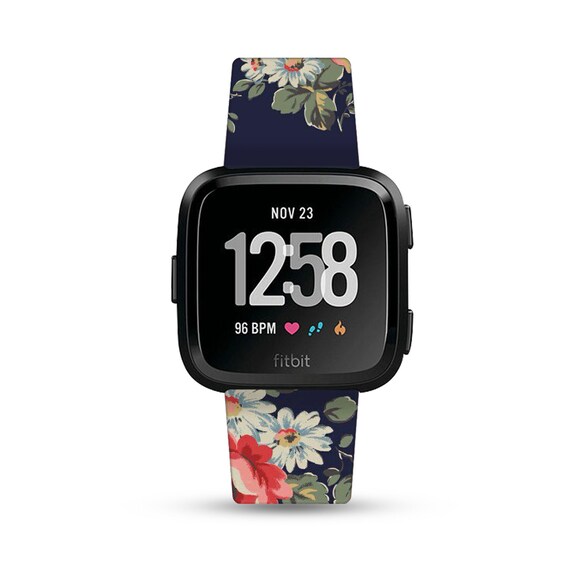 Vintage Floral Fitbit watch band women leather watch band Etsy
