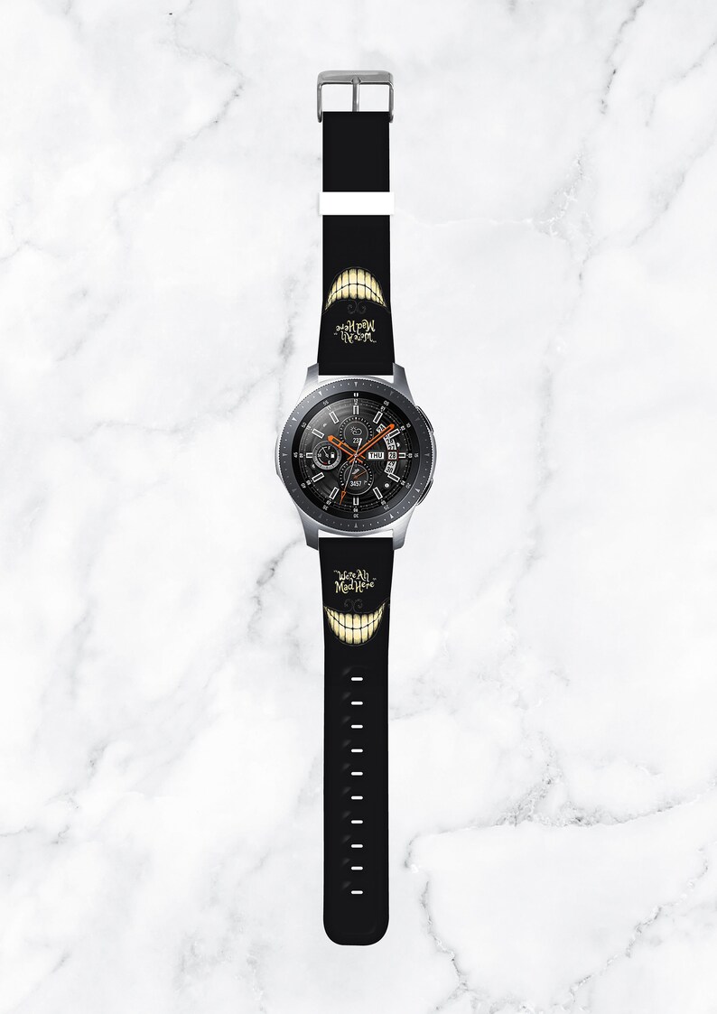 Cheshire cat Samsung Galaxy active 2 band Gear S2 S3 Frontier | Etsy