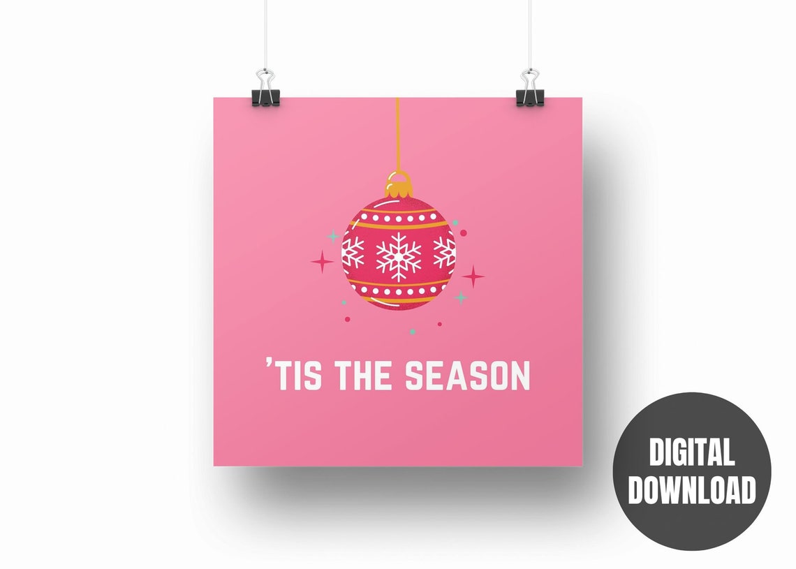 DIGITAL Christmas Cards Printable Modern Illustration Cards Etsy Canada