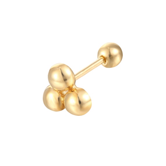 9ct gold shop tragus stud