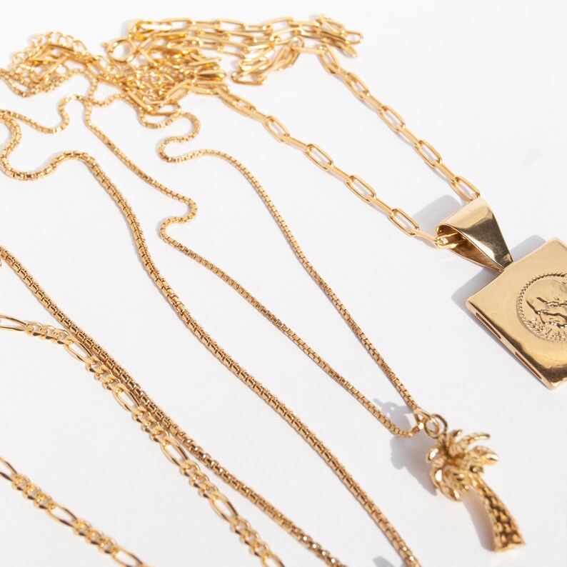 Thick cable chain adjustable necklace adjustable chain Etsy