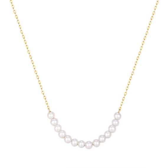 9ct gold pearl necklace deals