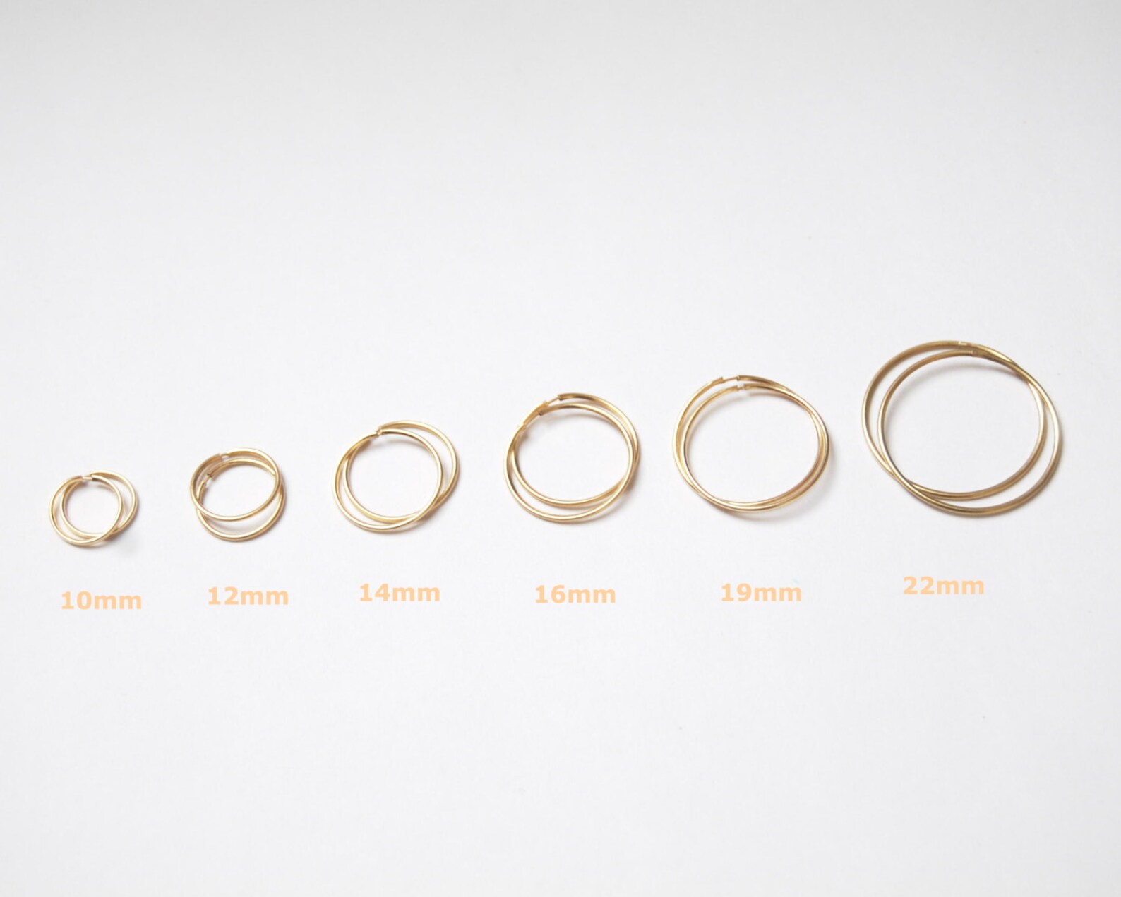 9ct Gold Tiny Gold Hoops Tiny Hoops Thin Hoops Hoops Etsy UK