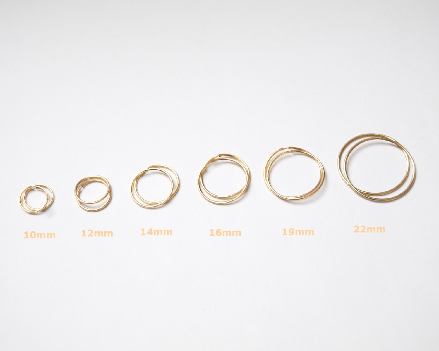 9ct Gold Tiny Gold Hoops Tiny Hoops Thin Hoops Hoops Etsy