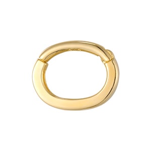 9ct gold - plain gold clicker hoop - segment hoop - daith - tiny earring - helix - cartilage - conch - tragus - rook - septum - I3-HP-3527