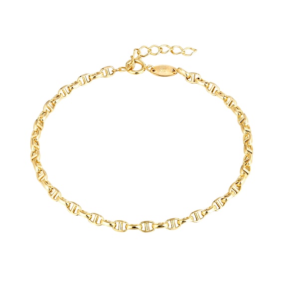 9ct gold on sale chain bracelet