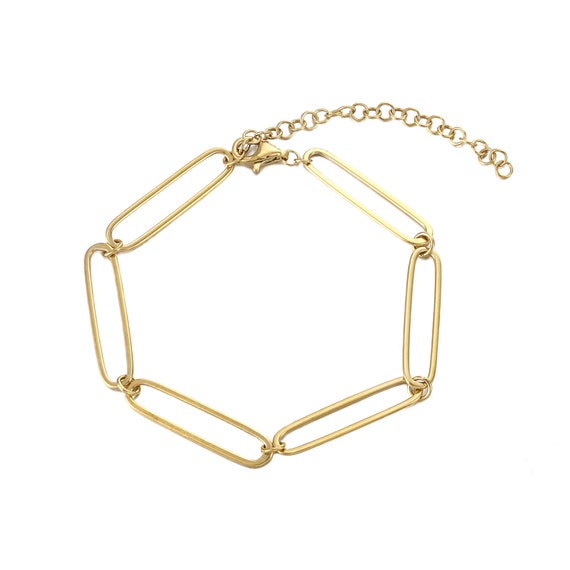 Buy Chunky Link Chain Bracelet Gold Bracelet Silver Bracelet Chain