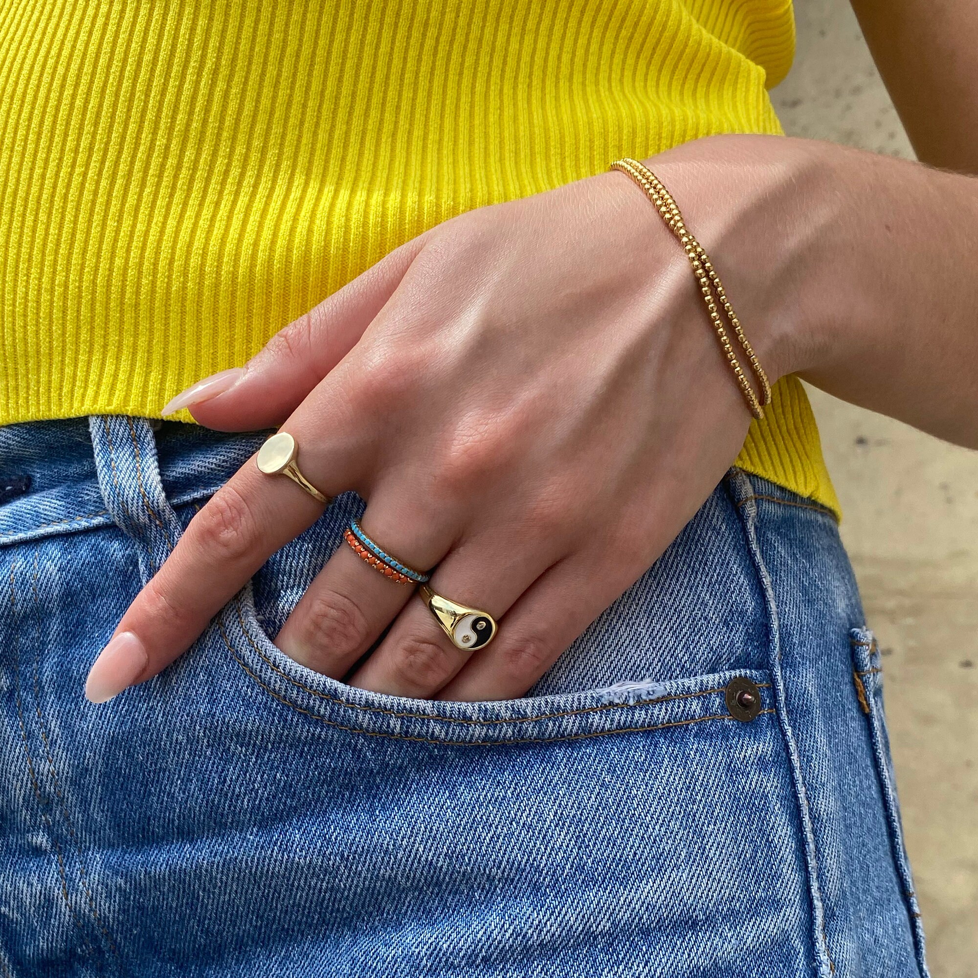 Mejuri yin 2024 yang ring