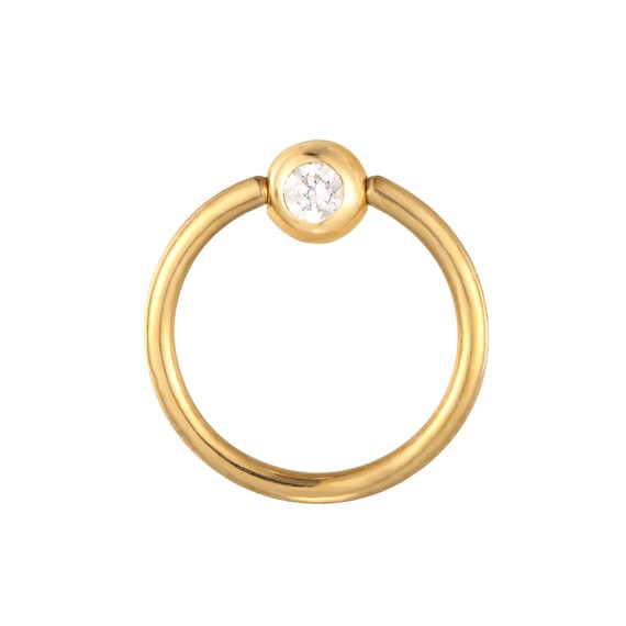 9ct gold shop tragus hoop