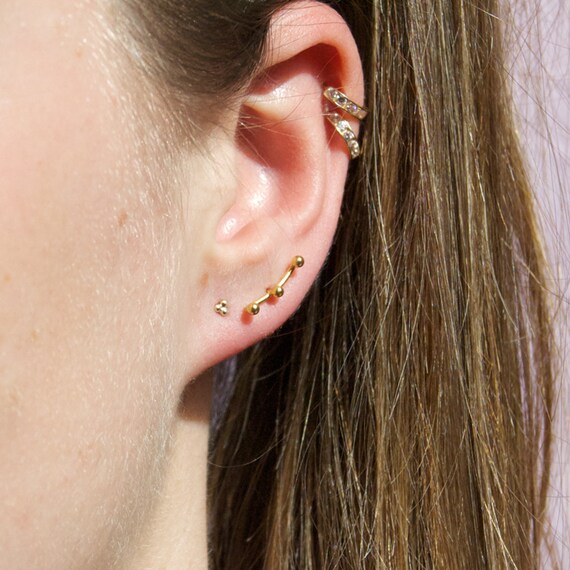 9ct gold piercing studs clearance
