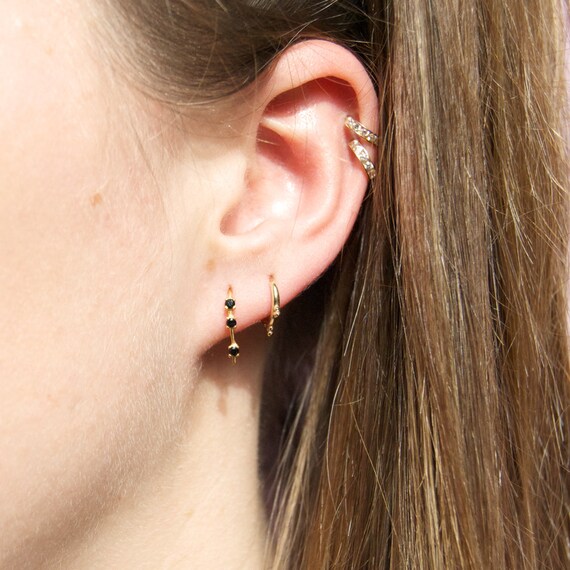Discover 136+ half hoop stud earrings best