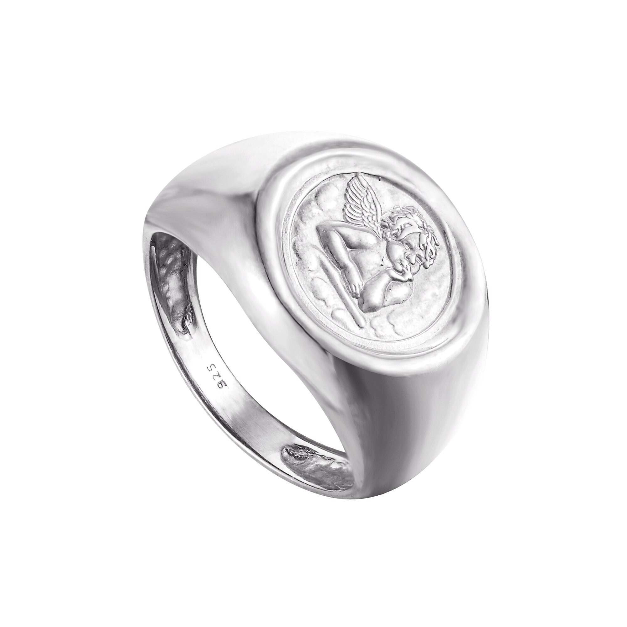 Cherub sale signet ring