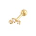 Tiny cz stud - gold stud earring - constellation stud - tiny cz - tiny earring - tiny stud - helix - cartilage - conch - tragus -I3SB-1105 