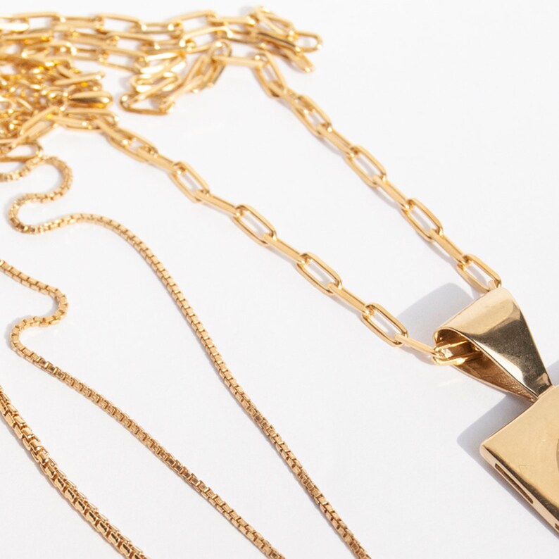 Thick cable chain adjustable necklace adjustable chain Etsy