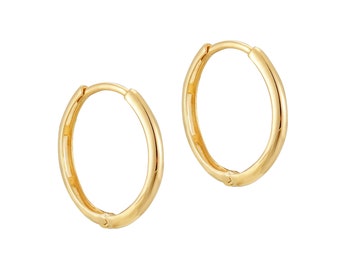 9ct gold - gold huggie - 9ct yellow gold - gold earring - gold hoop earrings - tiny gold hoop earrings - tiny gold hoop - gold -I3HU-6518